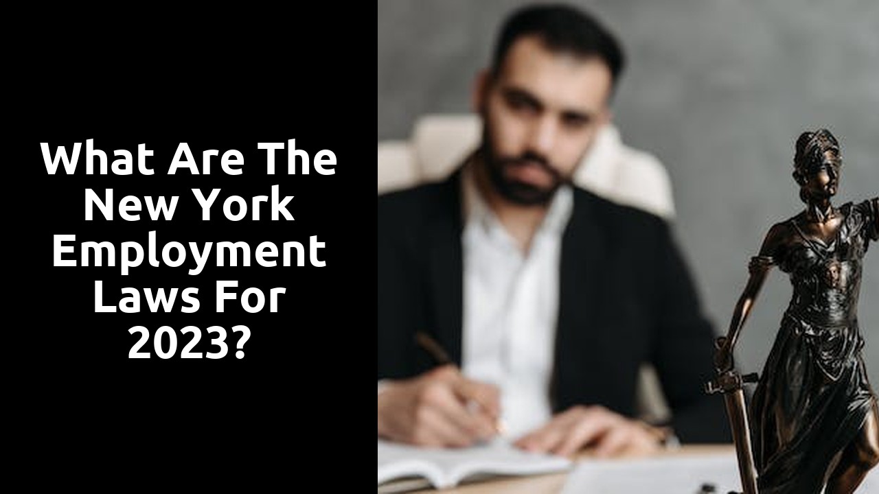 What are the New York employment laws for 2023?